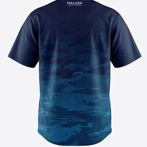 Camiseta de Béisbol con Camuflaje Digital Inspirada en el Estilo Urbano, Uniforme Deportivo Transpirable de Primera Calidad, Ropa MALUZA INDUSTRIES - Product Image 3