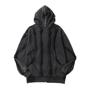 Sudadera con Capucha para Hombre, 100% Algodón, con Cierre Completo, Bolsillos Tejidos, Perfecta para Primavera/Otoño, Diseño Nuevo con Cierre Elástico - Product Image 2