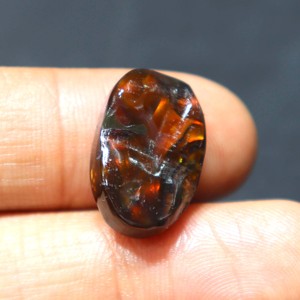 <b>Fire</b> Agate Loose <b>Stone</b> Natural Unique <b>Fire</b> Agate Gemstone Handmade Healing Crystal Polished <b>Fire</b> Agate Jewelry Making - Product Image 2