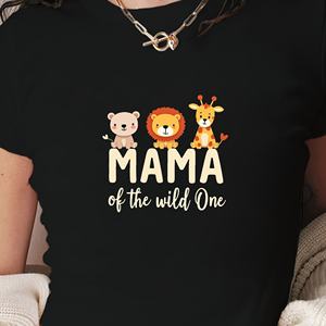 Animaux MAMA of the wild T-shirt court mode pour femme - Product Image 2