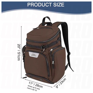 Sac de sport personnalisé pour équipe, sac à dos de basketball tendance en tissu Oxford imperméable avec logo pour basketball et football - Product Image 2
