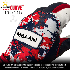 Gants de frappe pour jeunes unisexes - Digitek Camo Baseball Softball - Cuir de qualité supérieure antidérapant imperméable - Plusieurs tailles et couleurs - Product Image 4