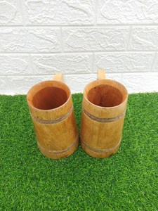 Mug à bière Viking en bois poli fait main, rustique, médiéval, écologique, gravé sur mesure, personnalisé, objet de collection - Product Image 5