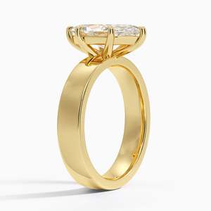 Classic Solitaire Ring Expertly Crafted in 14K Yellow Gold for Timeless Beauty and Lasting Elegance - Product Image 2