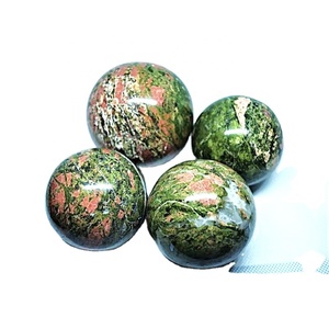 Esferas de Unakita Natural al por Mayor, Cristales de Jade, Artesanías, Minerales Decorativos de Feng Shui, Rocas Talladas de Reiki, Minerales de Feng Shui - Product Image 1