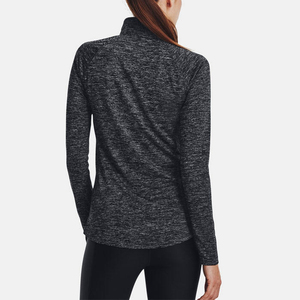 Full Sleeve Zip Up Fashion Shirt Comfortable Daily Wear OEM ODM Private Label Service Wholesale Women's Long Sleeve Zipper Top - Product Image 5