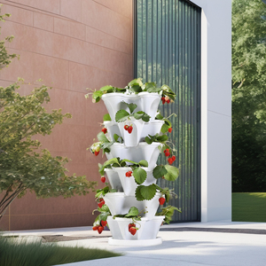 Best Seller <b>Pot</b> for Decorating Home and Garden, Triangle <b>Plant</b> <b>Pot</b> with High Quality <b>Plastic</b> - Product Image 1