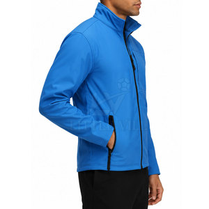 Veste softshell pour homme, nouvelle collection, imperméable, coupe-vent, respirante, pour sports de plein air, fermeture éclair avant, tissu extensible léger - Product Image 3