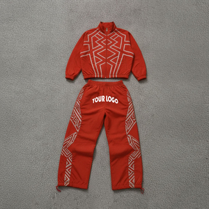Chaqueta deportiva informal personalizada, cortavientos de nailon para primavera, chándal transpirable de nailon para hombre con cremallera. - Product Image 2