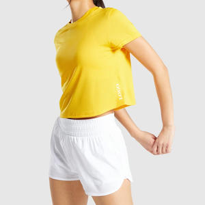 Camiseta de Manga Corta de Diseño Holgado para Mujer, Informal, Elegante, a la Moda, Económica, Servicio OEM, Diseño Casual - Product Image 5