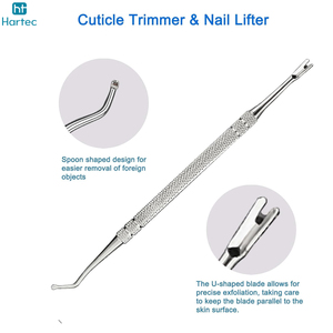 Customized Packaging Precision Stainless Steel Loop Cuticle Pusher Professional Salon Nail <b>Tool</b> Professional Supplier - Product Image 5