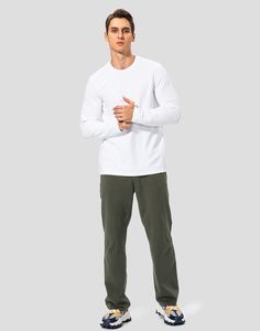 Pantalones Chinos Casuales para Hombre, Corte Slim, Ligeros, Transpirables, Tejido Elástico, Estilo Moderno, Cómodos para Uso Diario, Pantalones de Moda - Product Image 6