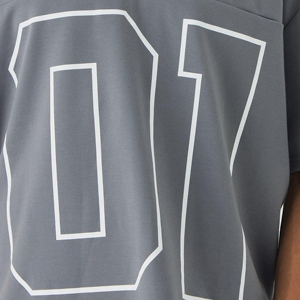 Camiseta de práctica de fútbol americano personalizada de alta calidad, talla grande XL, uniforme transpirable 100% poliéster, camisetas estampadas para adultos - Product Image 2