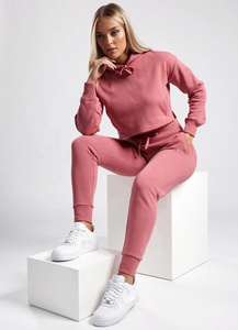 Pantalones Deportivos de Cintura Alta para Mujer, Transpirables, de Felpa, para Gimnasio, con Cordón, Estilo Casual - Product Image 3