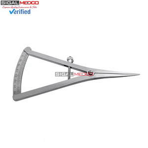 Calibrador Recto de 6 Pulgadas de Largo para Mapeo Óseo, Herramienta de Medición de 0-40 mm con Escala de Precisión, Instrumento Quirúrgico Oftalmológico - Product Image 5