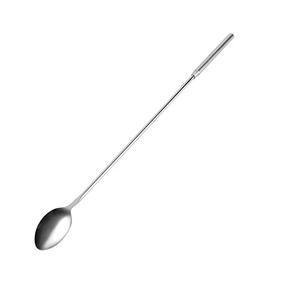 Cuchara de Barra de Latón de la Mejor Calidad, con Mango Largo Trenzado, Adecuada para Restaurantes, Fiestas o Uso Doméstico, Cuchara para Servir Ensaladas - Product Image 1