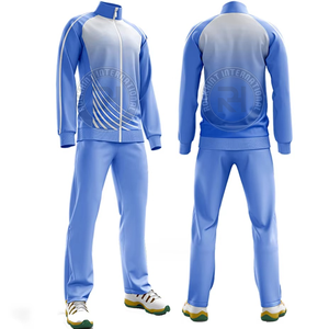 ชุดวอร์มผ้าโพลีเอสเตอร์คอตตอน เนื้อผ้านุ่ม ระบายอากาศได้ดี สวมใส่สบาย เหมาะสำหรับการฝึกกีฬาและสวมใส่ลำลอง - Product Image 3