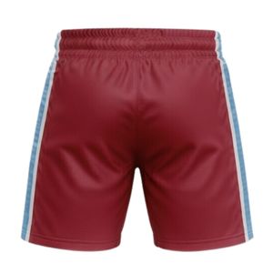 Men <b>Red</b> Sublimated Ice Hockey Printed Shorts Polyester Drawstring Side Stripe Athletic Sports Shorts Team Wear Competition - Product Image 2