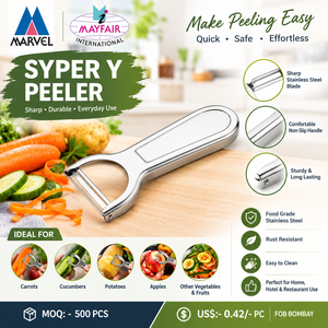 Stainless Steel Peeler Dishwasher Safe Kitchen Utensil Scraper Tool - Product Image 3