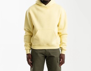 Sweat-shirts à capuche épais pour hommes, style streetwear, vente en gros, logo brodé personnalisé, 100% coton molletonné 300g, respirant - Product Image 1