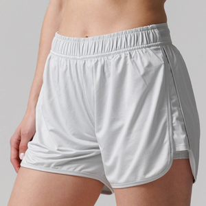 Shorts de sport légers pour femme, taille élastique, pour entraînement, gym, fitness, course à pied, vente en gros - Product Image 3