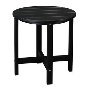 Single Layer 46*46*46cm <b>Black</b> Round HDPE <b>Side</b> <b>Table</b> for Outdoor Use - Product Image 6