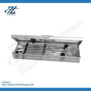 Kit Quirúrgico Básico para Implantes Dentales, Manual, de Acero Inoxidable, Reutilizable, Juego de Instrumentos Dentales Profesionales - Product Image 2
