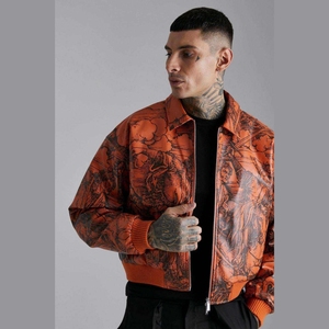 <b>Mens</b> Bomber <b>Jacket</b> Custom Premium Bomber <b>Jacket</b> Water Resistant <b>Lightweight</b> Outdoor Sportswear Bomber <b>Jacket</b> Wholesale Supplier - Product Image 4