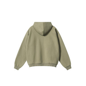 Sweat à capuche unisexe en molleton épais 100 % coton brodé, style streetwear, vente en gros, meilleure vente - Product Image 6