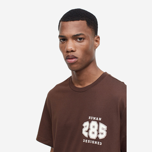 Mejora tu colección casual con esta elegante camiseta marrón lisa para serigrafía, estilo streetwear limpio y cómodo, 100% algodón. - Product Image 6