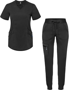 Hospital Uniforms Eco-Friendly Women's Two-Piece Surgical Medical Nursing Scrub Suit Customized Color Logo Professionals - Product Image 1