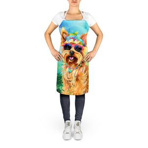 Yorkshire Terrier Hippie Dawg Unisex Adult <b>Apron</b> Multicolor Large Kitchen Cooking Baking <b>Gardening</b> Server for Men and Women - Product Image 2