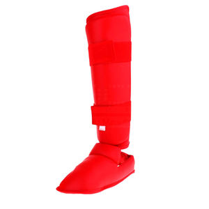 Multi-sport Leather Shin Guards Offering High Versatility Durable Outer Layer Soft <b>Foam</b> <b>Cushioning</b> - Product Image 2