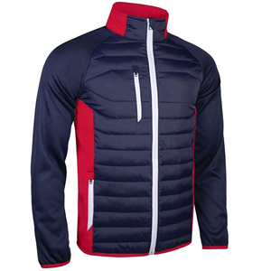 Veste d'hiver matelassée imperméable en toile enduite à col montant, en polyester, pour homme, personnalisable, idéale pour l'extérieur – Meilleure vente - Product Image 1