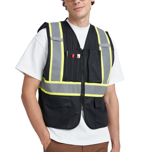 Safety Vest High Visibility Reflective Stripes For <b>Logistic</b> Personnel Warehouse Staff Delivery Driver Industrial Protective Wear - Product Image 3