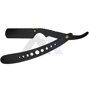 Navaja de Afeitar Recta para Hombre, Navaja de Barbero Clásica, Moderna y de Alto Rendimiento, con Mango de Acero Inoxidable, Marca Barber Razor - Product Image 4