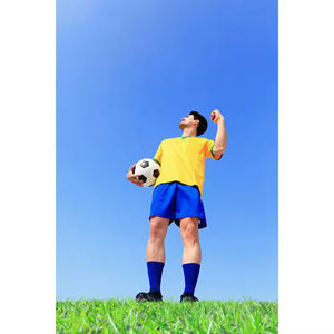 Venta al por mayor de camisetas de fútbol de Pakistán de alta calidad, fabricadas con tecnología de transferencia térmica, conjuntos deportivos para hombre, camisetas de fútbol. - Product Image 5