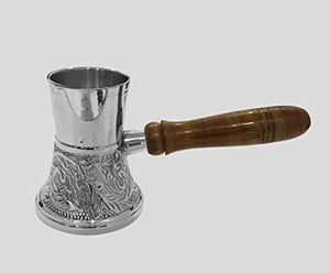 Handmade Hammered Copper Turkish Coffee Pot Cezve Greek <b>Arabic</b> Coffee Maker with Long Handle for Home Brewing - Product Image 6