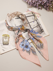 ผ้าพันคอสี่เหลี่ยมพิมพ์ลายดิจิตอลแบบพรีเมียมผ้าไหมเนื้อนุ่มน้ำหนักเบาเครื่องประดับแฟชั่นทันสมัยสำหรับผู้หญิงและผู้ชาย - Product Image 3