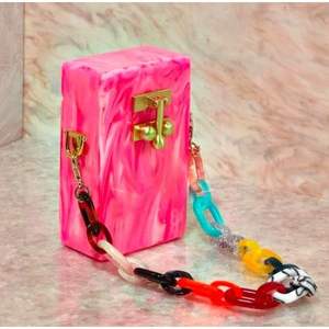 Bolso de Mano de Resina de Cristal Hecho a Mano de Lujo para Mujer, Accesorios de Moda para Fiestas - Product Image 2