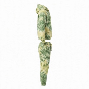 Conjunto Deportivo Tie Dye Moderno para Hombre, Hecho con Tela Transpirable, Ofrece una Sensación Suave, Diseño Elegante, Conjunto Deportivo Informal Tie Dye para Hombre - Product Image 2