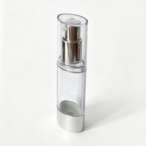 Botella con Bomba Airless Dorada/Plateada Mate o Brillante de 25/30/40 ml, Botella de Plástico al Vacío Personalizada para Suero y Loción - Product Image 4