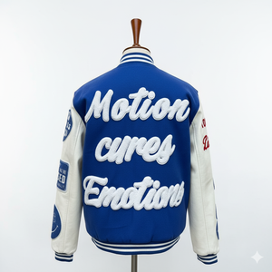 Veste de baseball vintage pour homme, personnalisée avec broderie orange, style streetwear, avec patchs en chenille - Product Image 6