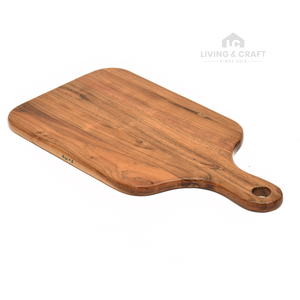 Tabla de cortar de madera con asa perforada 17x9, bandeja de servir para el hogar, restaurante, cafetería, proveedor mayorista - Product Image 2
