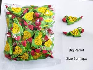 Figuras Decorativas de Madera Pintadas a Mano, con Temática de Diwali, Ecológicas, Desmontables, de Aves y Animales Contemporáneos - Product Image 5