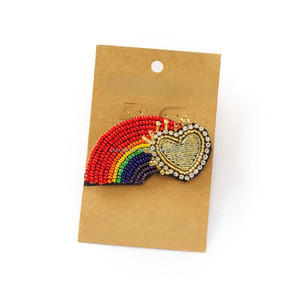 Daisy Flower Alloy Silver Plated Beaded Brooch Pin Embroidered <b>Sequin</b> Badge Seed Beads for <b>Jackets</b> Bags Hats Custom Wholesale - Product Image 4