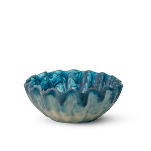 Cuenco Venus de Resina Hecho a Mano de Lujo para Decoración del Hogar |   Frutero Decorativo Premium |   Moderno con Diseño Acanalado - Product Image 3