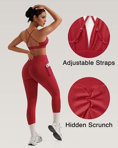 Ensemble d'entraînement pour femmes : Leggings Soft Sculpt et soutien-gorge de sport confortable à dos nageur - Product Image 2