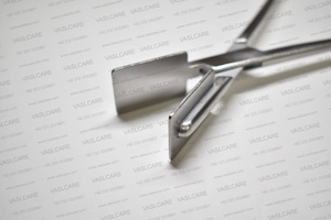 คีมบีบอัดพังผืด Proud Fascia Crusher Forceps คีมบีบอัดพังผืดสำหรับการผ่าตัดกระดูกหู คีมสำหรับศัลยกรรมหู คอ จมูก คีมสำหรับการผ่าตัดจุลศัลยกรรมโดย Vaslcare - Product Image 4