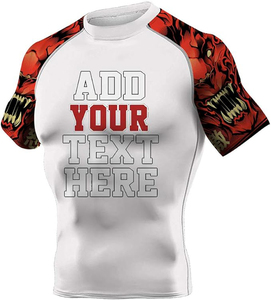 Maillot de boxe personnalisé par sublimation, T-shirt d'entraînement respirant à séchage rapide, Tenue de boxe d'équipe personnalisée OEM ODM - Product Image 2